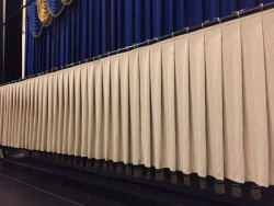 Textile articles TM VERA for stage decoration: Stage skirt (screen frame)