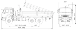 Dump trucks without CMU with diesel engine, GVW more than 5 tonnes but not more than 20 tonnes, type 57564 of modification :5755
