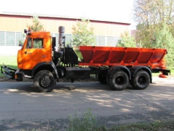 Road combined machine KO-823-02 (on the basis of KAMAZ chassis: 65115-A5, 65115-50, 65115-RR, 65115-RS, 65115-5H)