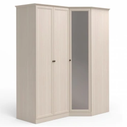 "Camilla" FU5-01.T8L, Corner cupboard (2 doors + corner with mirror) from the set of modular furniture "Camilla".