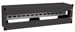 EDP05-3U22M ITK Electrical distribution panel 3U with DIN rail black