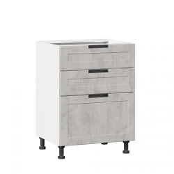 Jamis LD.296830.000 Front set for kitchen cabinet 600 with 3 drawers (4)
