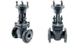 Steel wedge gate valve with sliding spindle under drive RN 1,6 MPa DN 50