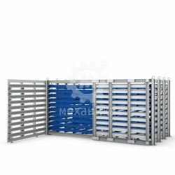 Series 1694 sheet metal storage rack