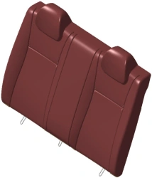 Rear seat backrest (HCr PE)