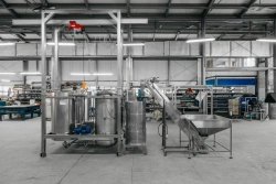 Line for vacuum diffusion introduction of food additives into nuts and seeds VDV-500