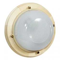 1005500976 "Samarkand" 1301 Circle small NPP 03-60-013 IP 65 matt / body der. pine IS Light fixture