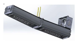LED luminaire "Industrial Design MTM IoT" series CUBIC 80 Two modules Connection from the ends - 5 degrees Mounting CUB 60