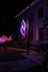 LED console (LED panel) "Northern Lights" - decorative street lamp on brackets (modifications 220V, 24V, 12V), "Northern Lights"