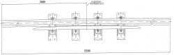 Cross rail with counter rail of the project 1684.05.000