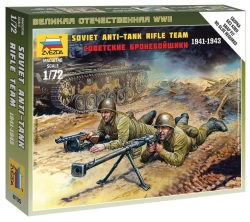 Assembled model "Soviet armoured fighters"