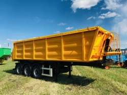 Semi-trailer tipper 85081S complete with axle unit BPW HSFALM 9010-15 V36 61.68.361.147 QS, axle unit BPW HSFALM