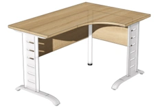 MAGNA Corner table on L-shaped support, Art. MSU 09