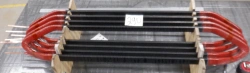 Set of stator sections for electric motor GANZFAKZ716E18 (power 450 kW, voltage 6000 V, rpm 329) according to RESI technology.