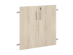 LDF furniture doors 2 sections with lock "Alpha 64".