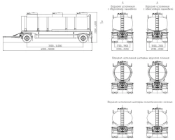 Trailer SAV 83432RX1, SAV 83432RX2, SAV 83432RX3, SAV 83432RX4, SAV 83432RX5, SAV 83432RX6 (suspension: spring, axles 1201-24100