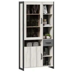 Techno LD.678010.000 Cupboard (Oak Kraft white/Grey slate )