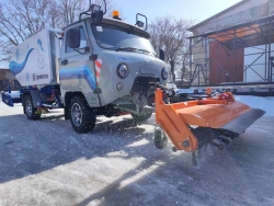 Multifunctional combination machine MKM-1904-15 "Cleaner" with attachments