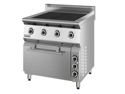 Electric cooker PE47Zh-02 (with oven, completely made of stainless steel, with air duct)