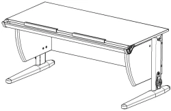 Universal transformable table of SUT.16 model