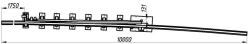FRAMEWAY WITH STRIKE of type P50 of mark 1/9 (project 2941.02.000/-01)