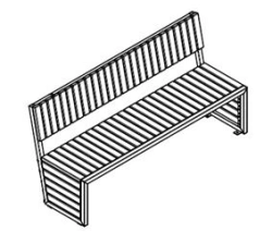 Bench, article 10058