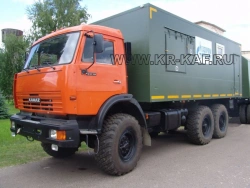 Mobile ammunition repair workshop (PARM) model 574235 on chassis KAMAZ-43118-50, 43118-A5, 43118-RR, 43118-RS