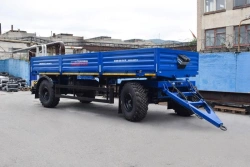 Container trailer, make UZST, type 9275, modifications: 9275-0000010 (metal platform with front fence, with EBS, axle)