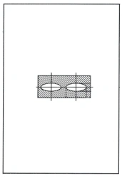 Medical sheets and napkins, disposable non-sterile (ophthalmological napkin with 2 holes and adhesive layer around it)