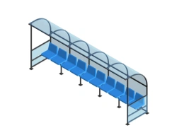 Bench for substitute players (10 seats) SZ-243.00