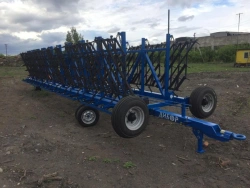 Harrowing hydraulic harrow hitch SBG-14-2 with harrows BZS