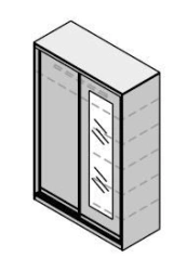 Wardrobe. Set of furniture "Contemp"