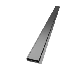 Linear metal panel "Yar'panel" -L - narrow (145x 2 470 mm) - Black -0,45 mm
