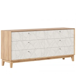 Roiben LD.640020.000 TV cabinet 1800 (Oak Gold/White)