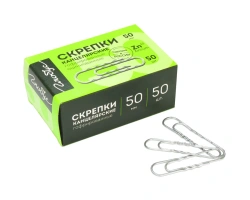 Paper clips 50 mm 50 pcs., corrugated, galvanised
