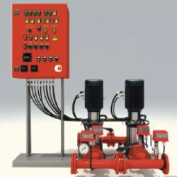 Pump units for SPL fire extinguishing systems