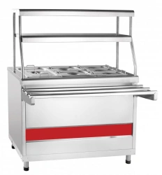 Electric Kitchen Marmite EMK-70KM with heated shelf (stainless steel top)