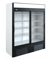Medium refrigerated cabinet with glass door and lightbox Capri 1,5SKV