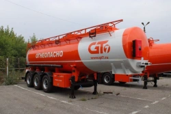 Semi-trailer-tanker PPC-1-3, type P3, modification 96832-0000010-01(without pump). Axial pump unit AGOS-3-GT7-00.00.000-01 or ax