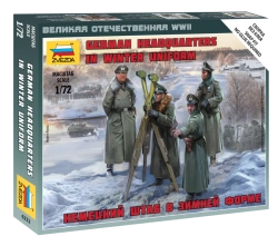 Prefabricated model "German Headquarters in winter uniform"