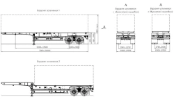 Semi-trailer SAV 93182RK1...RK8 (suspension: pneumatic, service brake system with EBS)