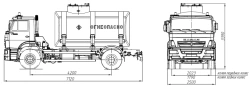 ATZ 4680D3-11 fuel tanker on KAMAZ 53605-A5 chassis