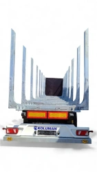 Semi-trailer sorting truck