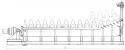 Classifier with unloaded spiral 1KSN-30x125