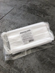 Medical disposable masks, white, 10pcs.