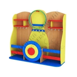 Children's wooden sports corner