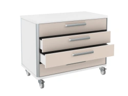 Rolling laboratory cabinet TK 900-4 from the set of general hospital furniture "LABROMED-3" according to TU 9452-009-13305037-20