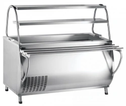 Refrigerated high-temperature display counter with neutral cabinet ???(?)-70?-01-??