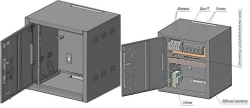 Reinforced wall-mounted distribution cabinet SHRNu-10U-MT-1.1