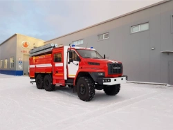 Fire tanker AC-(3,0-8,0)-?, type 5881T, modification 5881T2, on chassis URAL-5557-6151-70, 5557-6151-72, 5557-6151-74, 555.